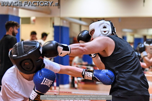 2019-05-30 Milano - pound4pound boxe gym 0607 Emanuele Pelizzo vs Lorenzo Porro